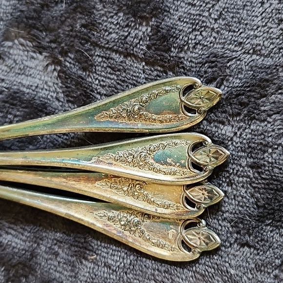Silver plated bundle of Servewear Flatware Vintage Onieda Sheffield Rogers - Picture 4 of 9